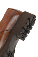 Men's Brown Lace-Up Thick Sole Leather Casual Shoes | Derimod Men's Brown Lace-Up Thick Sole Leather Casual Shoes | Derimod