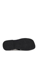 Women's Black Strappy Leather Sandals | Derimod Women's Black Strappy Leather Sandals | Derimod