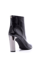 Women's Metal Heeled Leather Boots | Derimod Women's Metal Heeled Leather Boots | Derimod