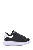 Kadın Beyaz Siyah Kalın Tabanlı Sneaker | Derimod Kadın Beyaz Siyah Kalın Tabanlı Sneaker | Derimod