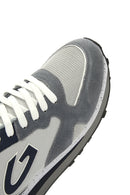 Alberto Guardiani Men's Gray Black Wen Thick Soled Sneaker | Derimod Alberto Guardiani Men's Gray Black Wen Thick Soled Sneaker | Derimod