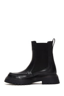 Women's Black Leather Chelsea Boots | Derimod Women's Black Leather Chelsea Boots | Derimod