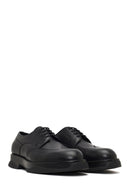 Men's Black Lace-Up Thick-Soled Leather Casual Shoe | Derimod Men's Black Lace-Up Thick-Soled Leather Casual Shoe | Derimod