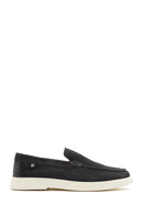 Men's Gray Suede Leather Casual Loafer | Derimod Men's Gray Suede Leather Casual Loafer | Derimod