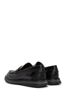 Men's Black Leather Casual Loafer | Derimod Men's Black Leather Casual Loafer | Derimod