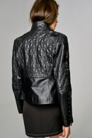 Naomi Women's Leather Jacket | Derimod Naomi Women's Leather Jacket | Derimod