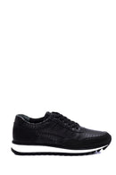 Men's Leather Patterned Sneaker | Derimod Men's Leather Patterned Sneaker | Derimod