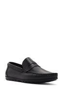 Erkek Siyah Deri Casual Loafer | Derimod Erkek Siyah Deri Casual Loafer | Derimod