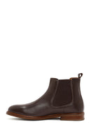 Men's Brown Leather Chelsea Boots | Derimod Men's Brown Leather Chelsea Boots | Derimod