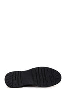 Men's Black Leather Zippered Casual Boots | Derimod Men's Black Leather Zippered Casual Boots | Derimod