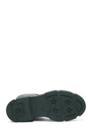 Women's Black Leather Zippered Boots | Derimod Women's Black Leather Zippered Boots | Derimod