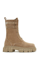 Women's Suede Leather Boots | Derimod Women's Suede Leather Boots | Derimod