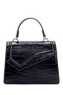 Women's Crocodile Detailed Handbag | Derimod Women's Crocodile Detailed Handbag | Derimod