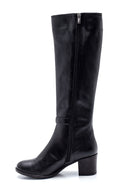 Women's Zippered Heeled Boots | Derimod Women's Zippered Heeled Boots | Derimod