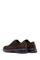 Men's Brown Lace-Up Thick-Soled Suede Leather Casual Shoes | Derimod Men's Brown Lace-Up Thick-Soled Suede Leather Casual Shoes | Derimod