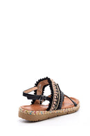 Women's Embroidered Sandals | Derimod Women's Embroidered Sandals | Derimod