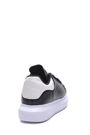 Kadın Beyaz Siyah Kalın Tabanlı Sneaker | Derimod Kadın Beyaz Siyah Kalın Tabanlı Sneaker | Derimod