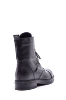 Women's Lace-up Leather Boots | Derimod Women's Lace-up Leather Boots | Derimod