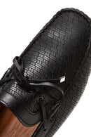 Men's Leather Printed Loafer | Derimod Men's Leather Printed Loafer | Derimod