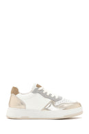 Women's Gold Leather Sneaker | Derimod Women's Gold Leather Sneaker | Derimod