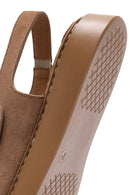 Women's Powder Thick Soled Buckled Suede Leather Comfort Sandals | Derimod Women's Powder Thick Soled Buckled Suede Leather Comfort Sandals | Derimod