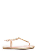 Women's Pearl Detailed Sandals | Derimod Women's Pearl Detailed Sandals | Derimod