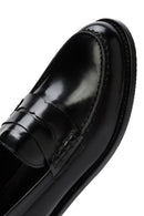 Kadın Siyah Deri Maskülen Loafer | Derimod Kadın Siyah Deri Maskülen Loafer | Derimod