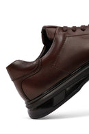 Erkek Kahverengi Bağcıklı Deri Casual Sneaker | Derimod Erkek Kahverengi Bağcıklı Deri Casual Sneaker | Derimod