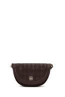 Woman Brown Long-Strap Printed Mini Crossbody Bag | Derimod Woman Brown Long-Strap Printed Mini Crossbody Bag | Derimod