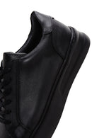 Erkek Siyah Deri Sneaker | Derimod Erkek Siyah Deri Sneaker | Derimod