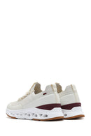 Derimod Zero Women's Cream Laced Fabric Sneakers | Derimod Derimod Zero Women's Cream Laced Fabric Sneakers | Derimod