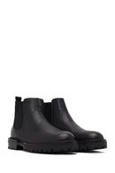 Men's Black Leather Chelsea Boot | Derimod Men's Black Leather Chelsea Boot | Derimod