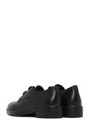 Woman Black Laced Leather Oxford Shoes | Derimod Woman Black Laced Leather Oxford Shoes | Derimod