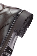 Men's Brown Zippered Leather Casual Boots | Derimod Men's Brown Zippered Leather Casual Boots | Derimod