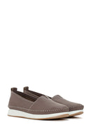 Women's Mink Thick-Soled Leather Comfort Loafer | Derimod Women's Mink Thick-Soled Leather Comfort Loafer | Derimod