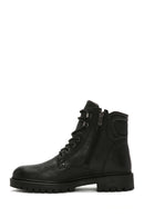 Men's Black Leather Zippered Casual Boots | Derimod Men's Black Leather Zippered Casual Boots | Derimod