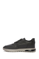 Erkek Yeşil Bağcıklı Deri Casual Sneaker | Derimod Erkek Yeşil Bağcıklı Deri Casual Sneaker | Derimod