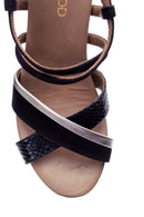 Women's Wedge Heeled Suede Sandals | Derimod Women's Wedge Heeled Suede Sandals | Derimod