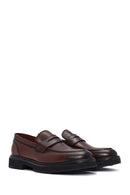 Erkek Kahverengi Deri Casual Loafer | Derimod Erkek Kahverengi Deri Casual Loafer | Derimod