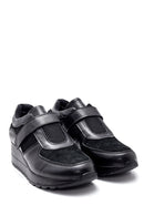 Women's Black Wedge Heel Comfort Leather Shoes | Derimod Women's Black Wedge Heel Comfort Leather Shoes | Derimod
