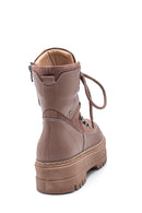 Women's Leather High Sole Boots | Derimod Women's Leather High Sole Boots | Derimod