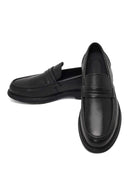 Erkek Siyah Deri Loafer | Derimod Erkek Siyah Deri Loafer | Derimod