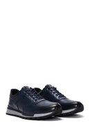 Erkek Deri Lacivert Sneaker | Derimod Erkek Deri Lacivert Sneaker | Derimod