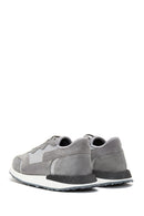 Erkek Gri Deri Sneaker | Derimod Erkek Gri Deri Sneaker | Derimod