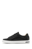 Men's Black Lace-up Leather Sneaker | Derimod Men's Black Lace-up Leather Sneaker | Derimod
