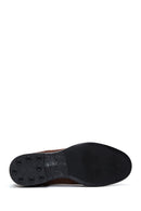 Men's Brown Nubuck Leather Chelsea Flat Boots | Derimod Men's Brown Nubuck Leather Chelsea Flat Boots | Derimod