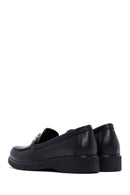 Women's Black Leather Comfort Loafer | Derimod Women's Black Leather Comfort Loafer | Derimod