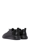 Erkek Siyah Bağcıklı Deri Sneaker | Derimod Erkek Siyah Bağcıklı Deri Sneaker | Derimod