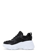 Kadın Siyah Kalın Tabanlı Sneaker | Derimod Kadın Siyah Kalın Tabanlı Sneaker | Derimod
