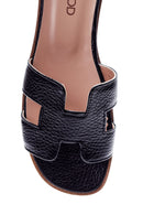 Women's Leather Slippers | Derimod Women's Leather Slippers | Derimod